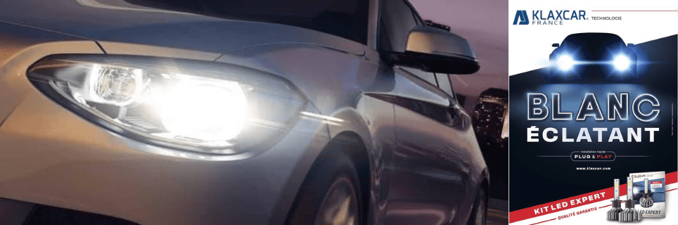 Klaxcar - kit led voiture - blanc éclatant - lampes automobiles